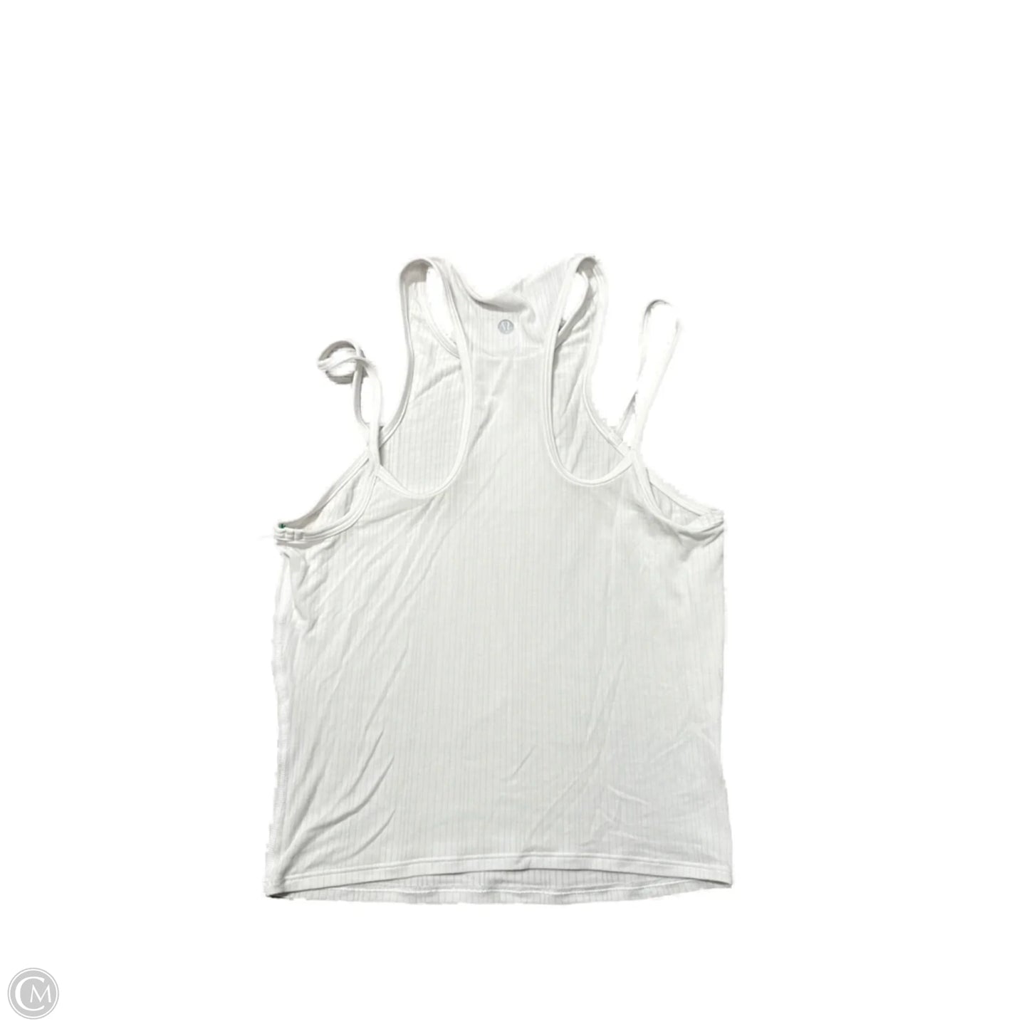 Athletic Tank Top By Lululemon In White, Size: S