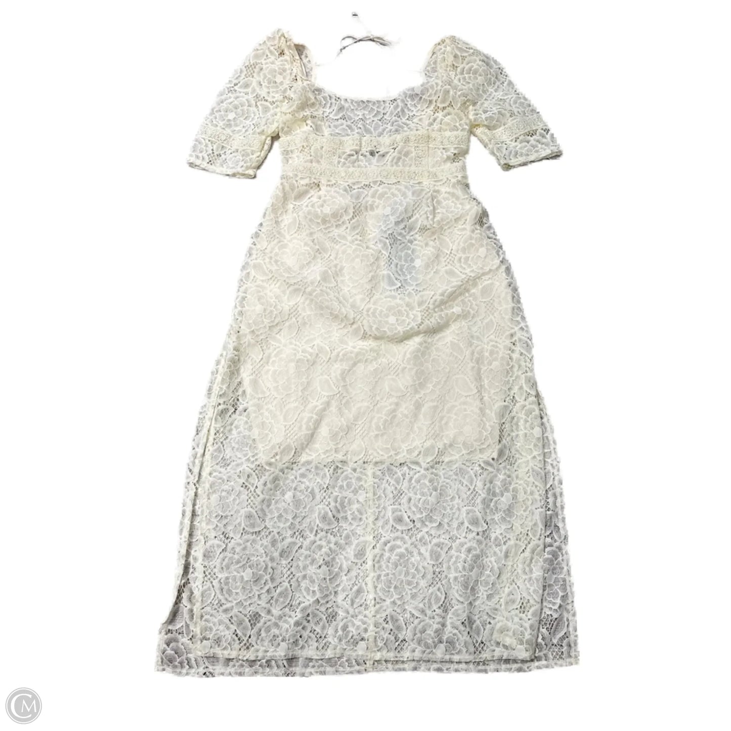 New! Dress Party Midi By For Love & Lemons In Cream, Size: L