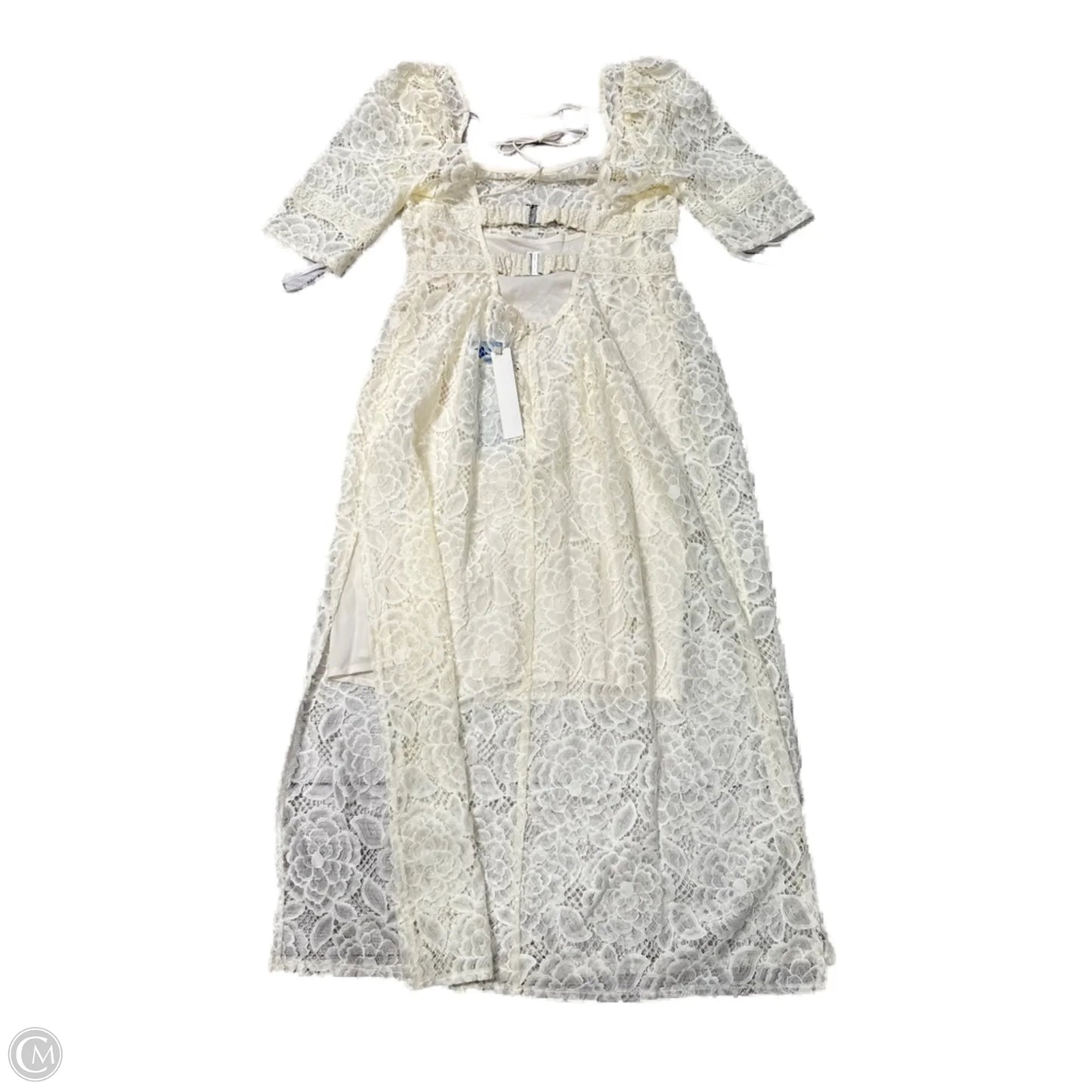 New! Dress Party Midi By For Love & Lemons In Cream, Size: L
