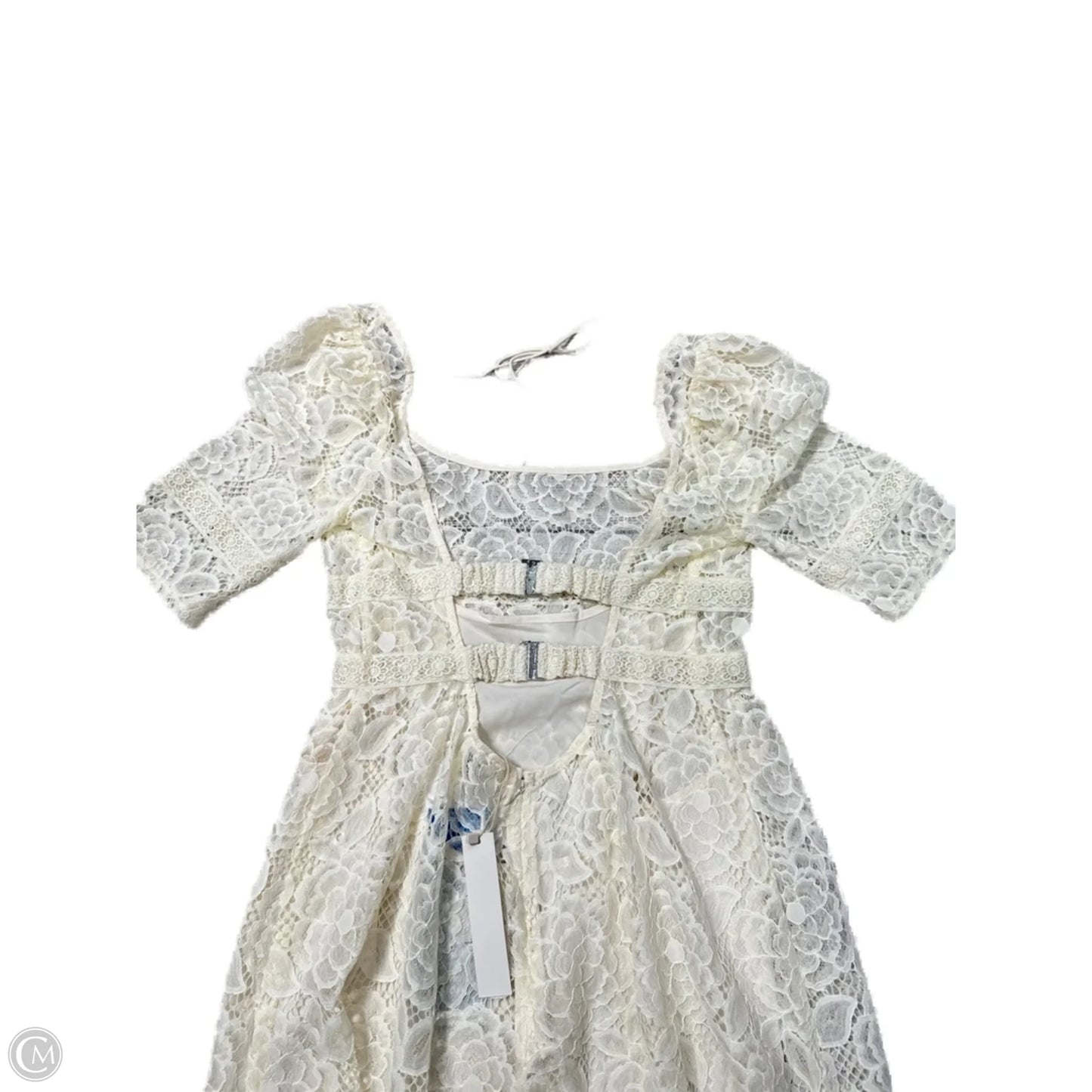 New! Dress Party Midi By For Love & Lemons In Cream, Size: L