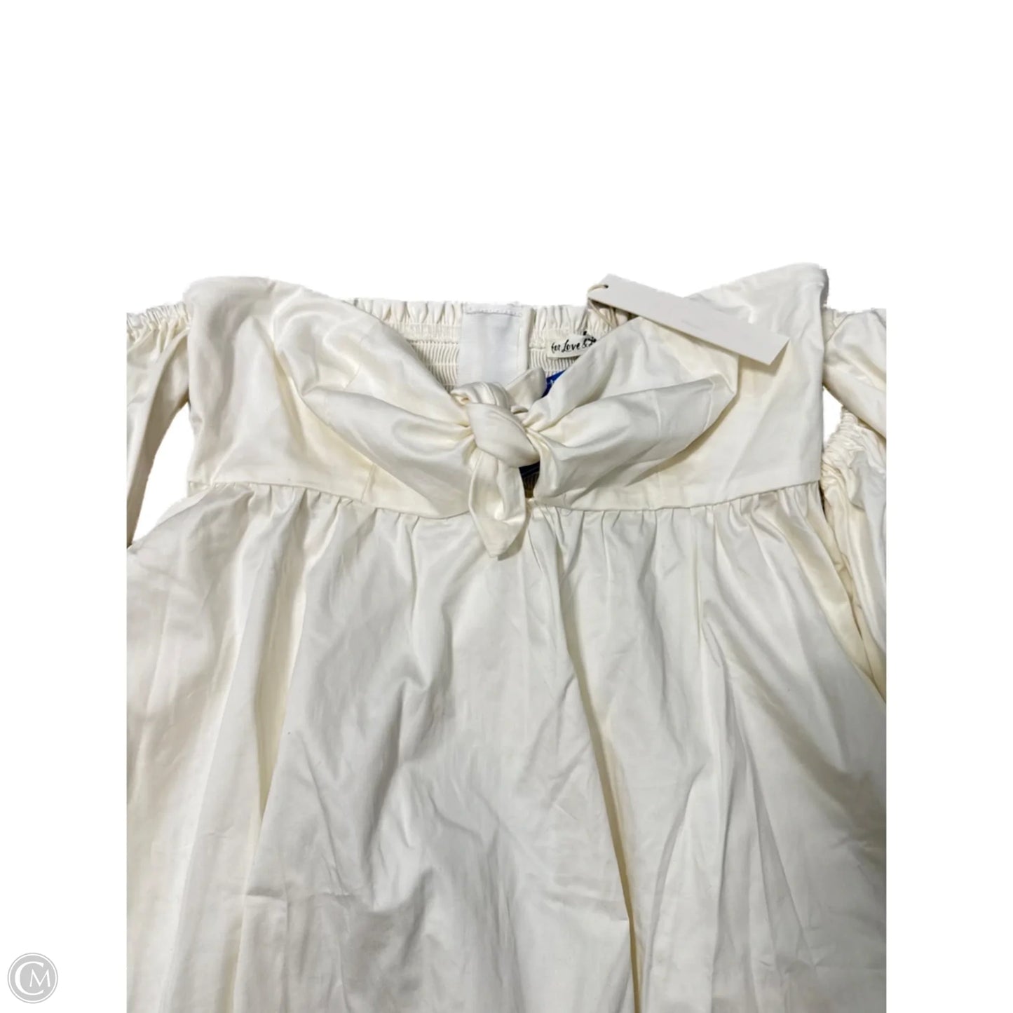 New! Dress Casual Short By For Love & Lemons In Cream, Size: L