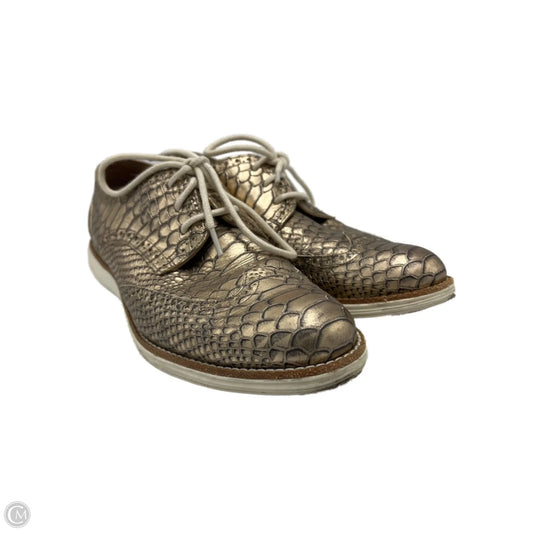 Shoes Designer By Cole-Haan In Gold, Size: 7