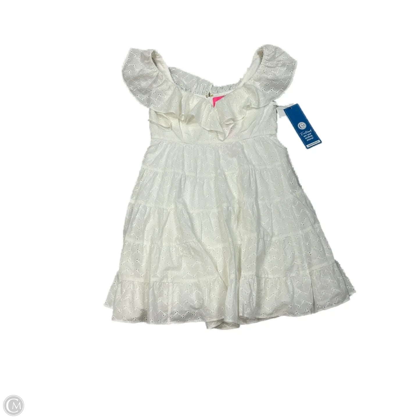 Dress Designer By Lilly Pulitzer In White, Size: S – Clothes Mentor St Louis SoCo MO #204