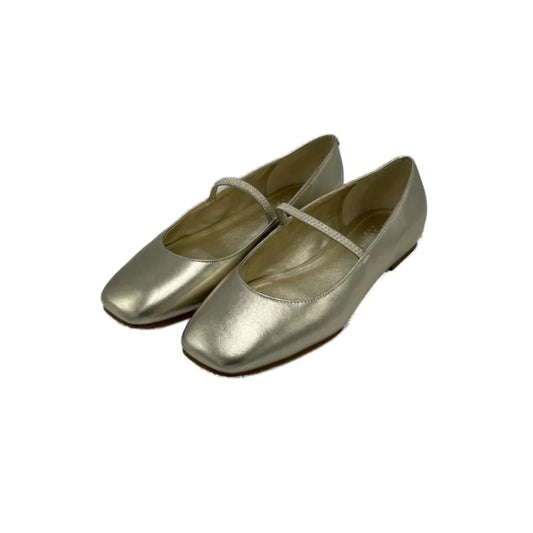 Shoes Flats By Marc Fisher In Gold, Size: 8