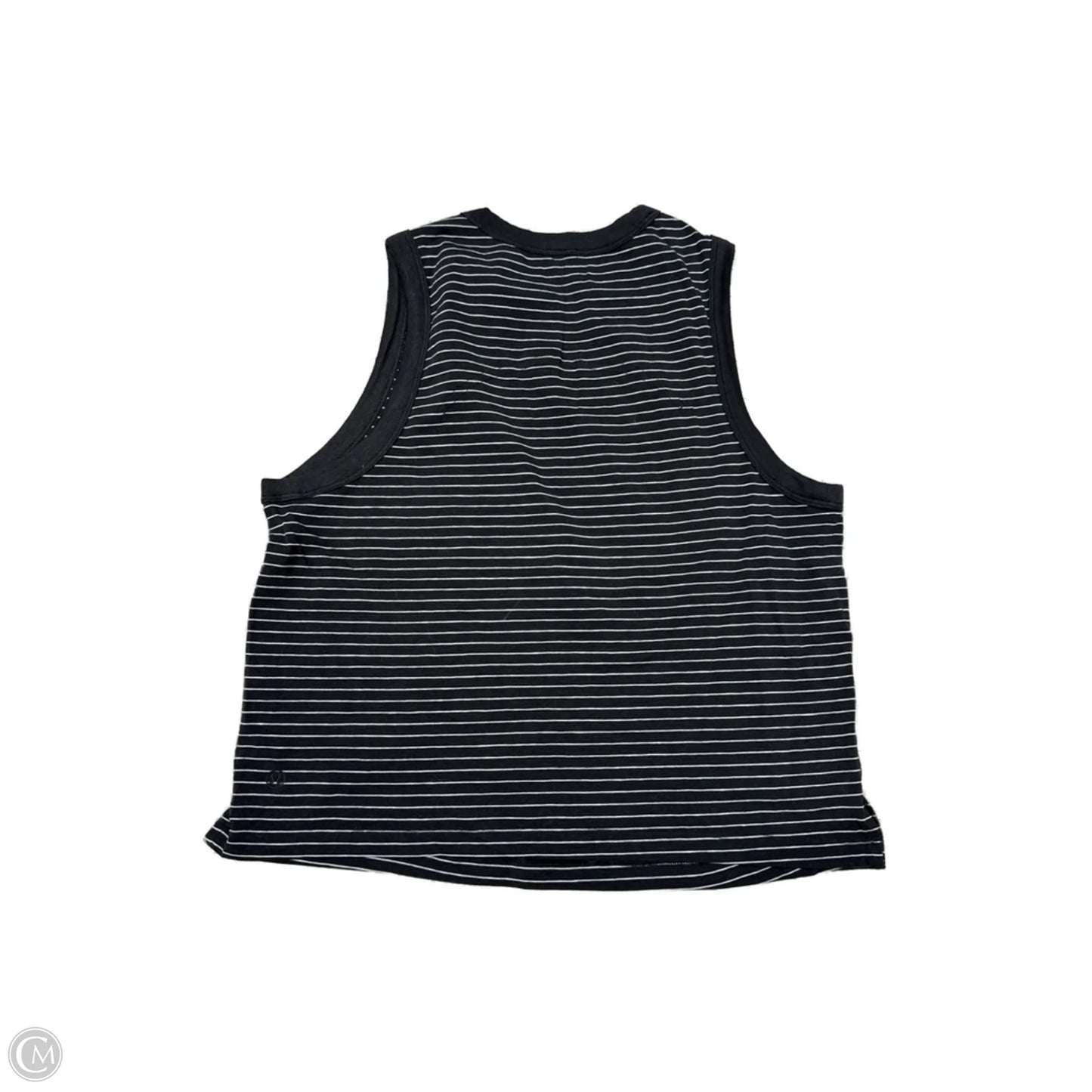 Athletic Tank Top By Lululemon In Striped Pattern, Size: S