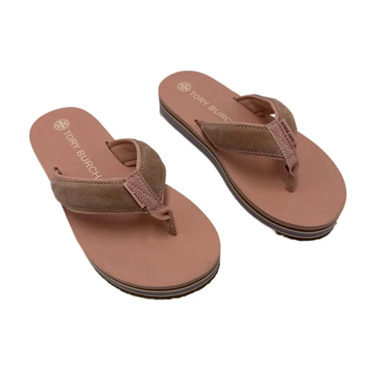 Sandals Designer By Tory Burch In Pink, Size: 8