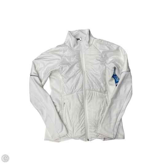 Athletic Jacket By Athleta In White, Size: S