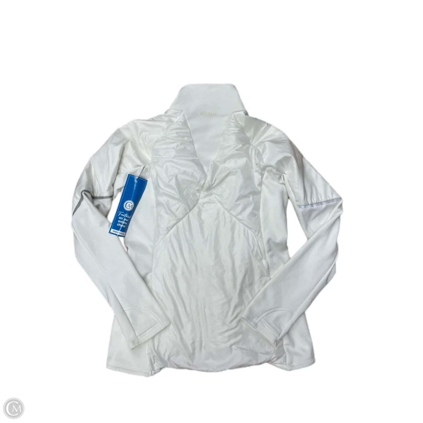 Athletic Jacket By Athleta In White, Size: S