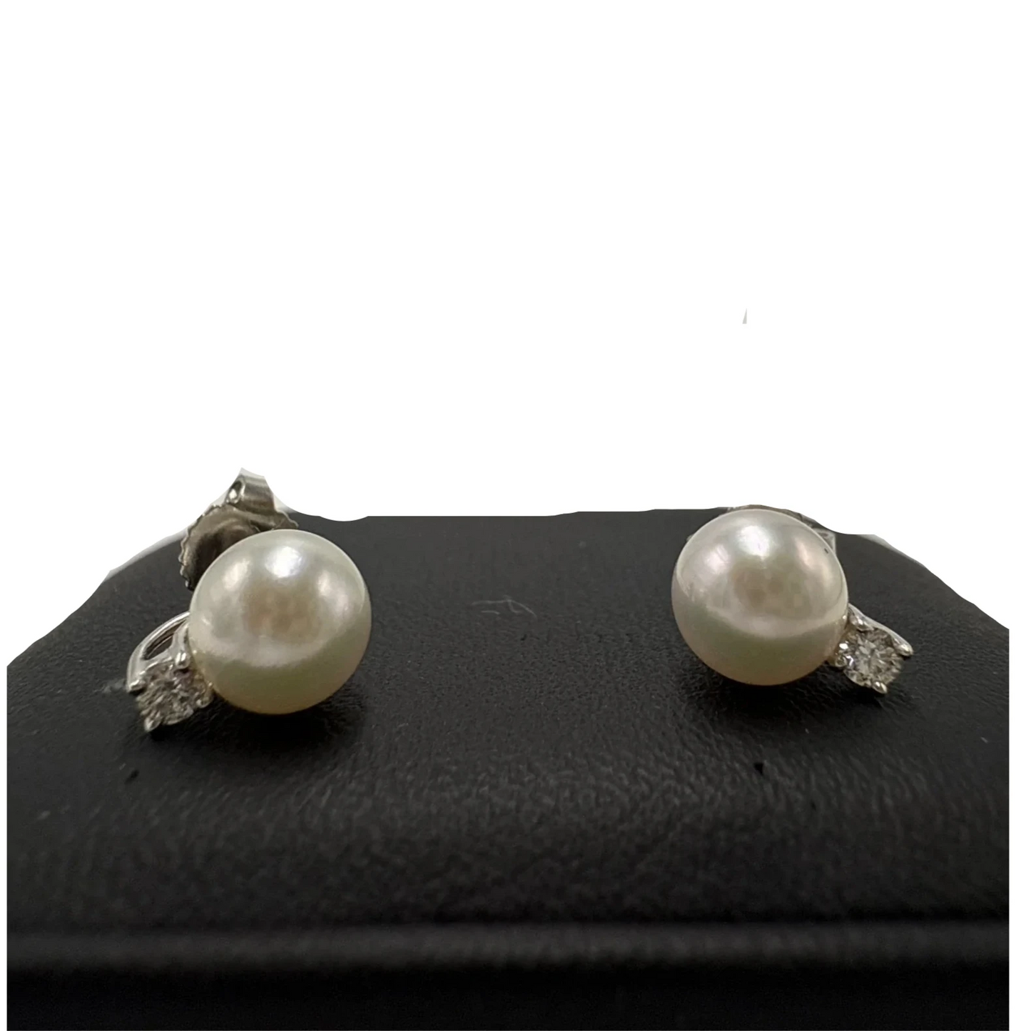 Tiffany & Company Signature Pearl & Diamond Luxury Earrings
