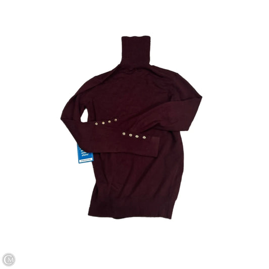 Top Long Sleeve By Zara In Maroon, Size: S