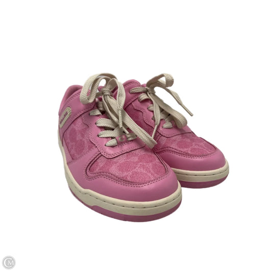 Shoes Designer By Coach In Pink, Size: 5.5