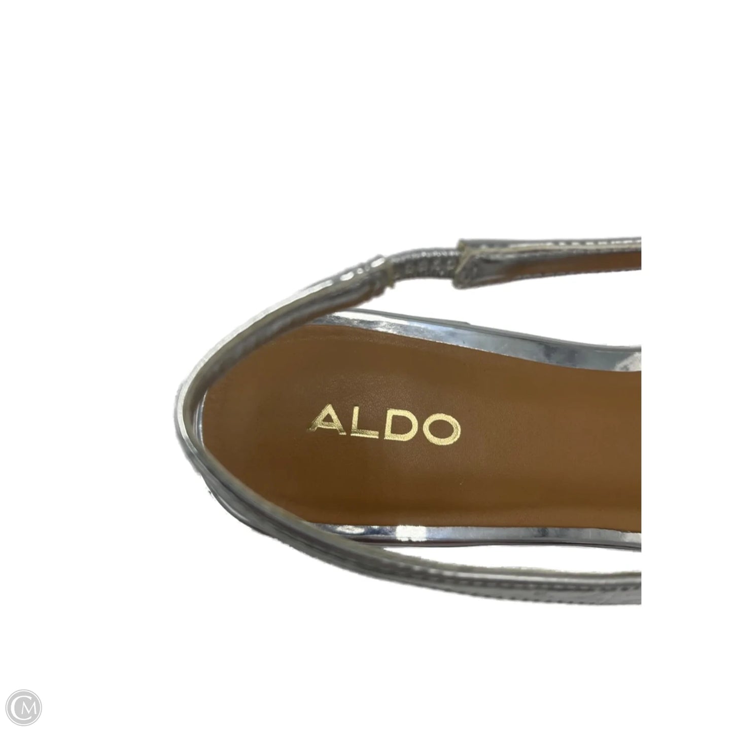 Shoes Flats By Aldo In Silver, Size: 7.5