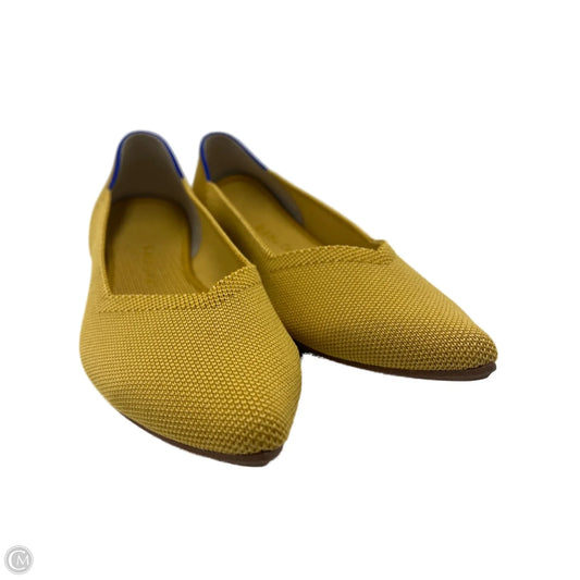 Shoes Designer By Rothys In Yellow, Size: 9