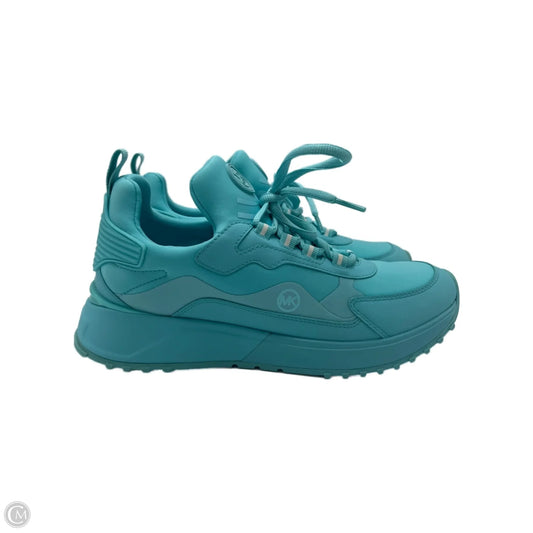 LIKE NEW! Shoes Designer By Michael Kors In Blue, Size: 9