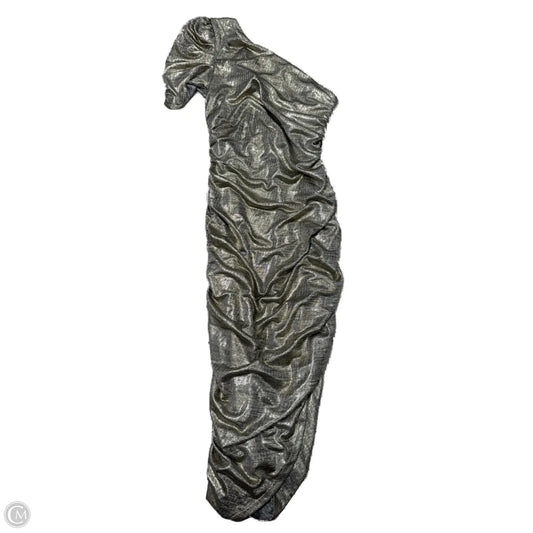 New! Dress Party Midi By House Of Harlow In Silver, Size: M