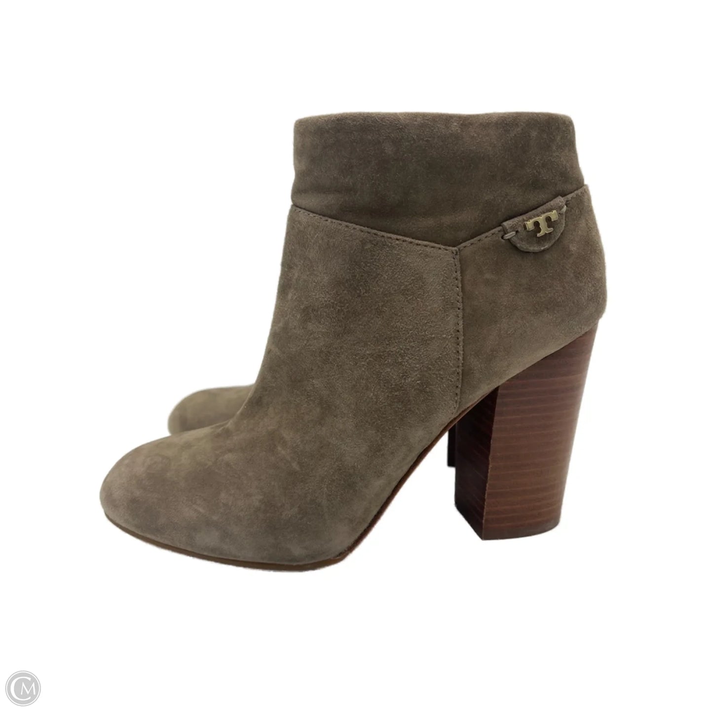 Boots / Shoes Designer By Tory Burch In Taupe, Size: 7.5