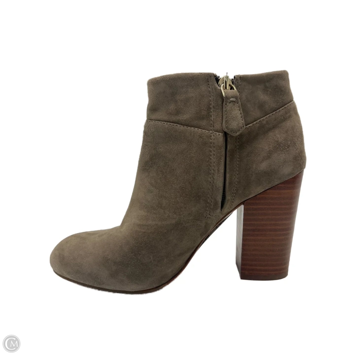 Boots / Shoes Designer By Tory Burch In Taupe, Size: 7.5