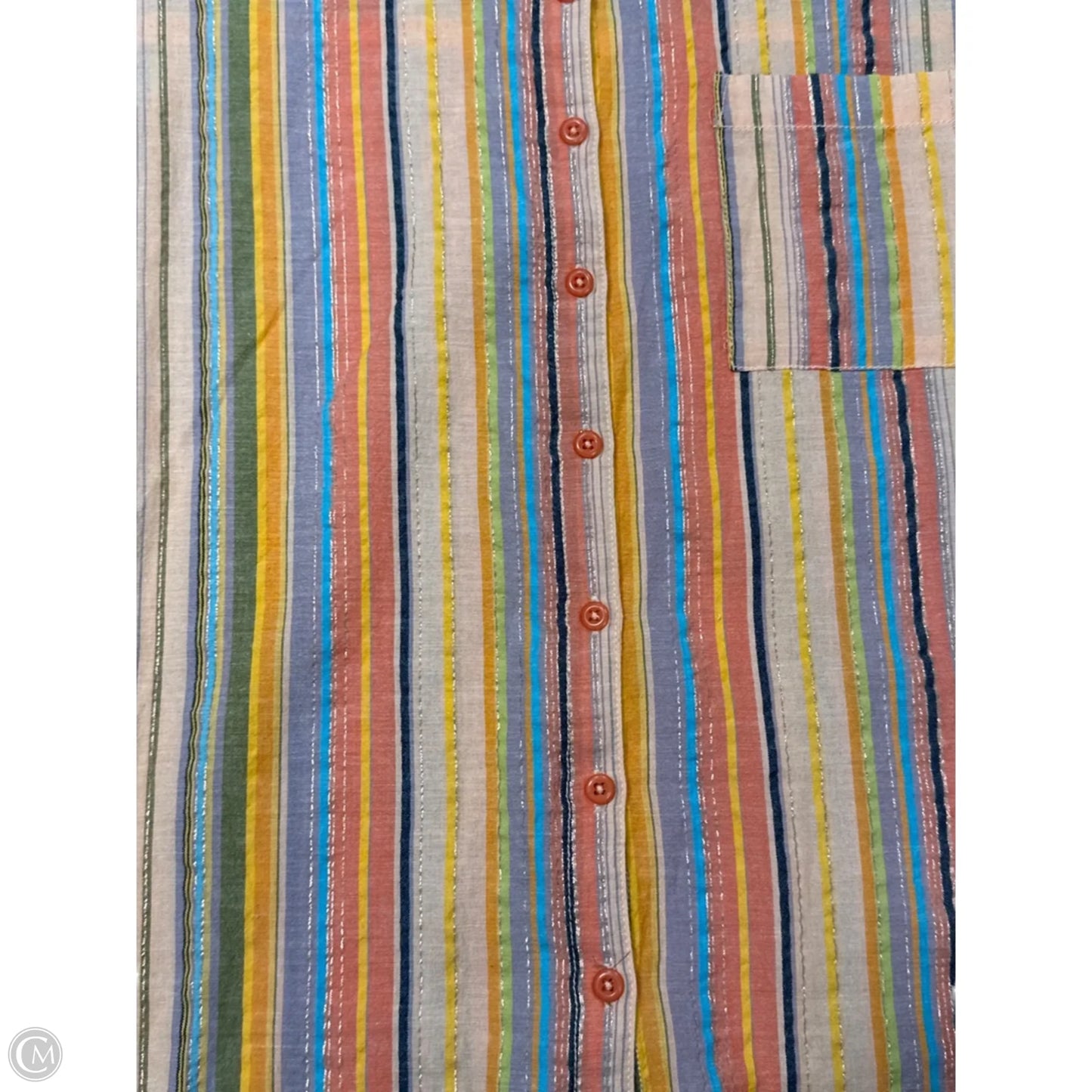 Top Long Sleeve By Pilcro In Multi-colored, Size: S/M