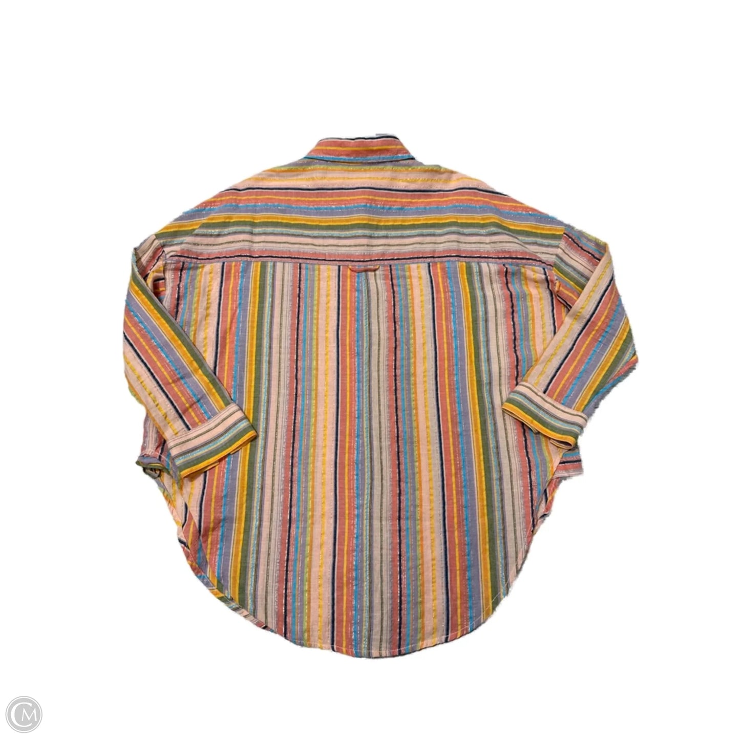 Top Long Sleeve By Pilcro In Multi-colored, Size: S/M