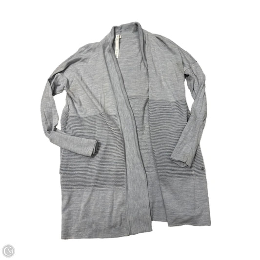 Sweater Cardigan By Lululemon In Blue, Size: M