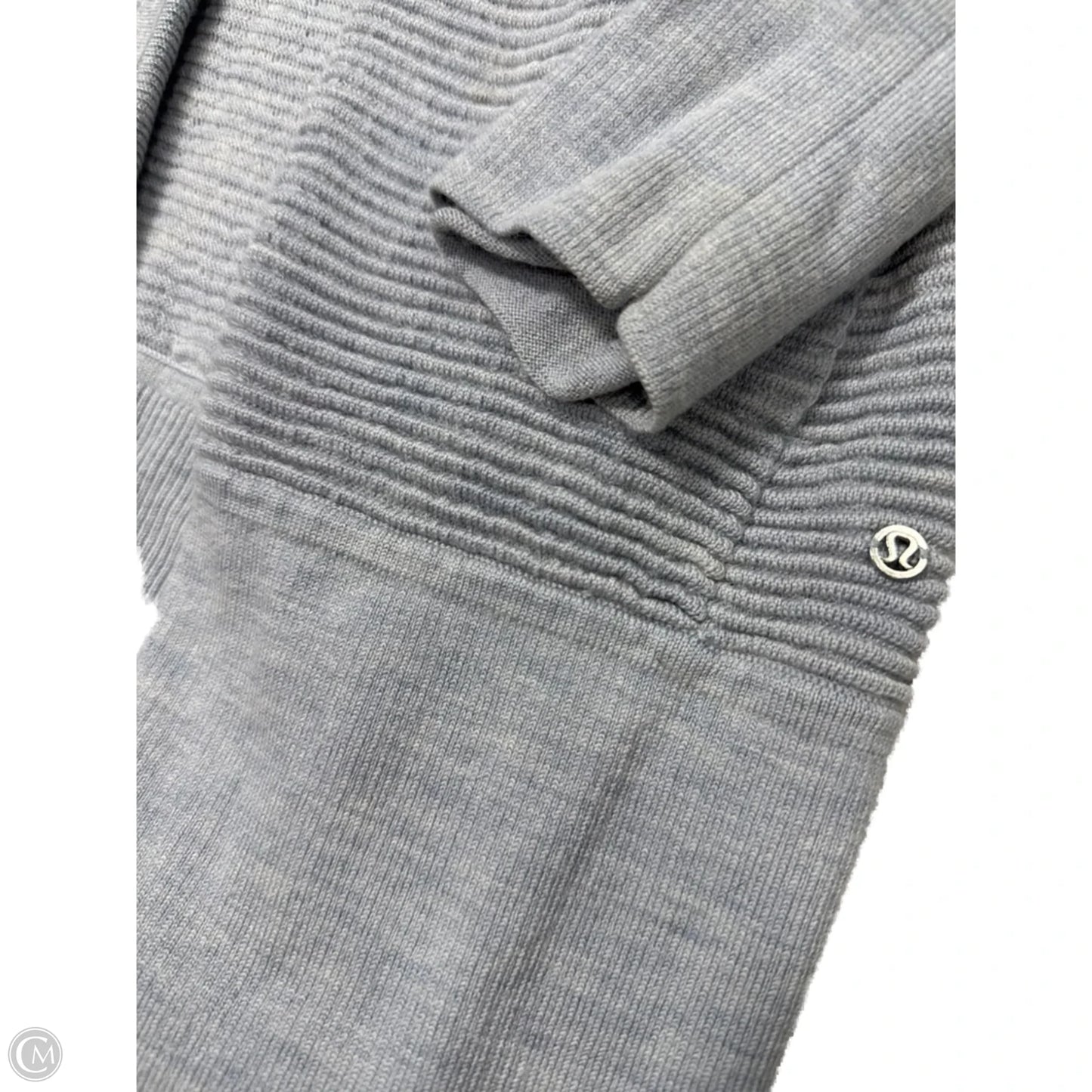 Sweater Cardigan By Lululemon In Blue, Size: M