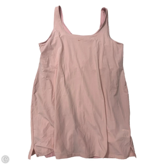 Athletic Dress By Nike Apparel In Pink, Size: 1x