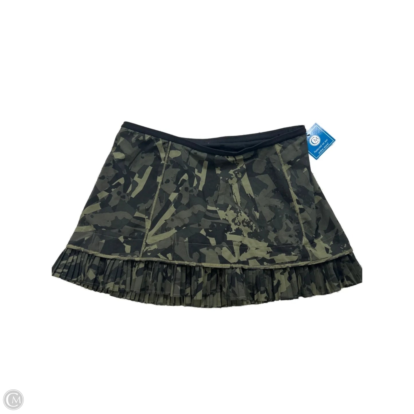 Athletic Skort By Lululemon In Camouflage Print, Size: S