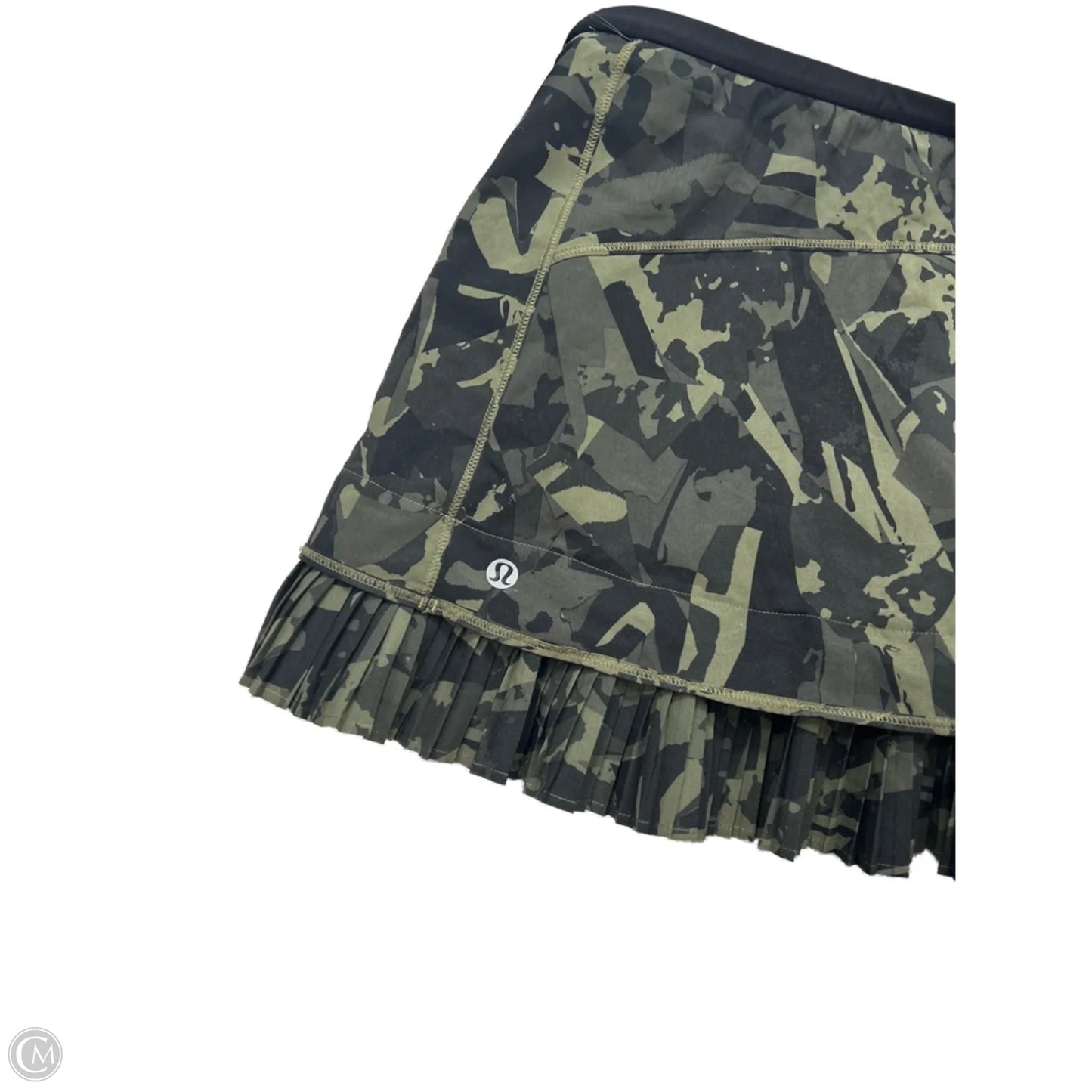 Athletic Skort By Lululemon In Camouflage Print, Size: S