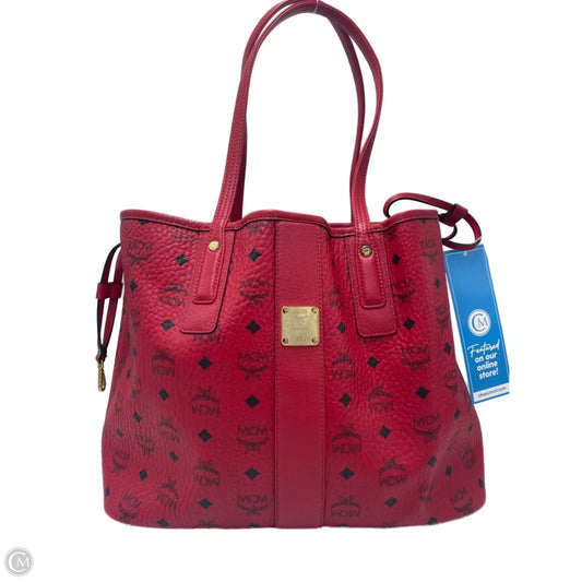 MCM Luxury Visetos Shopper Tote