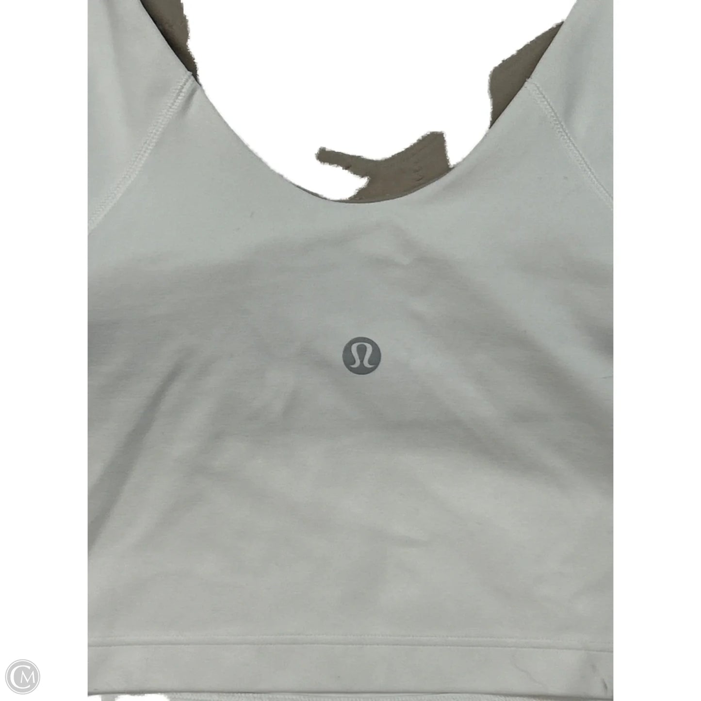 Athletic Tank Top By Lululemon In White, Size: M