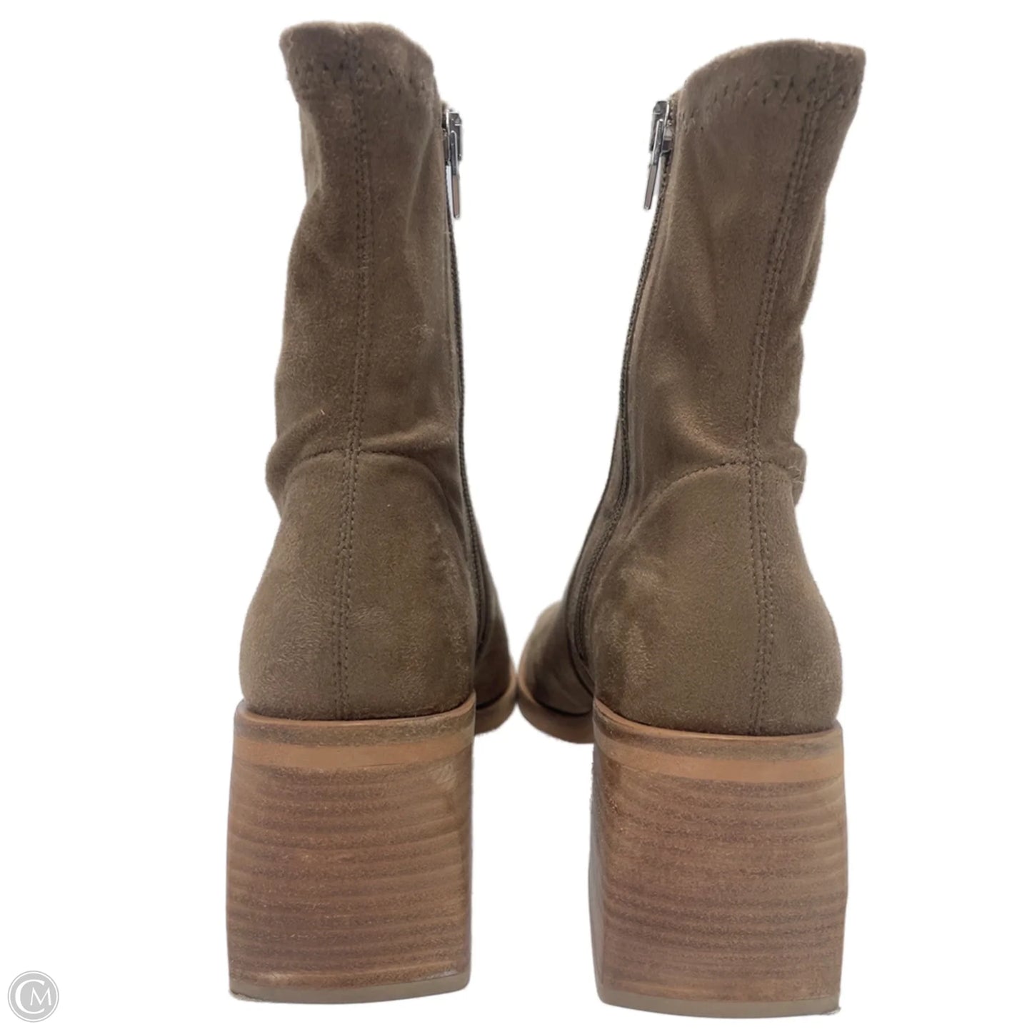 Boots Ankle Heels By Dolce Vita In Brown, Size: 7.5