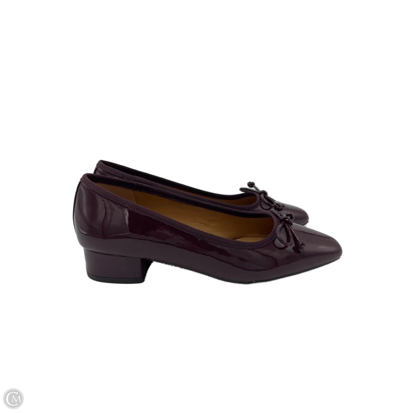 Shoes Heels Block By Talbots In Maroon, Size: 7