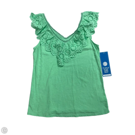 Top Sleeveless Designer By Lilly Pulitzer In Green, Size: M