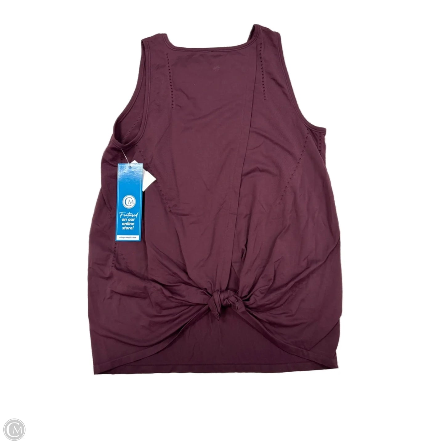 Athletic Tank Top By Athleta In Maroon, Size: L
