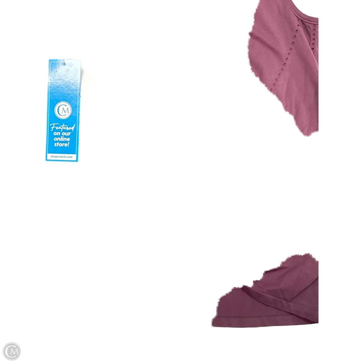 Athletic Tank Top By Athleta In Maroon, Size: L