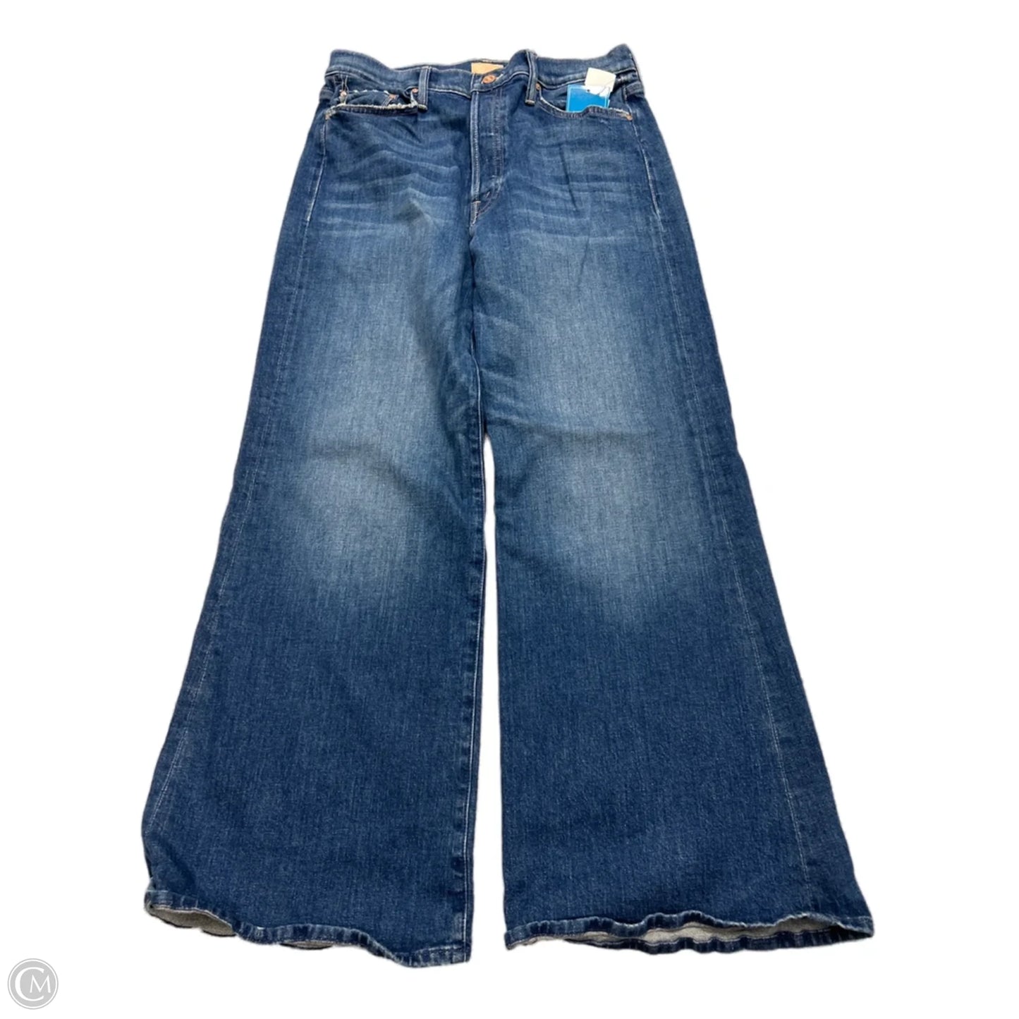 Jeans Wide Leg By Mother In Blue, Size: 10
