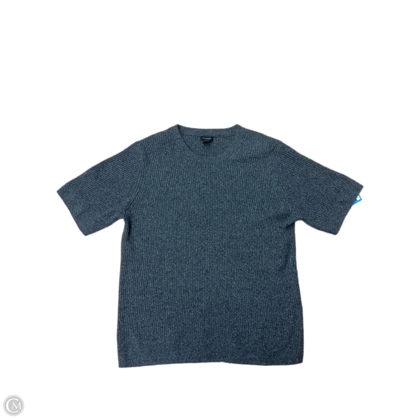 Top Short Sleeve By Halogen In Grey, Size: L