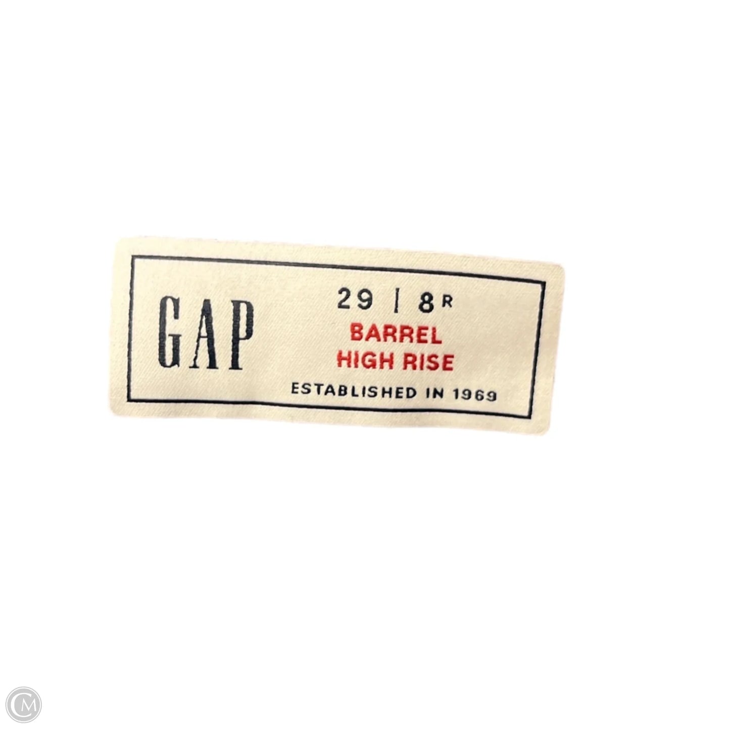 Jeans Wide Leg By Gap In Blue, Size: 8