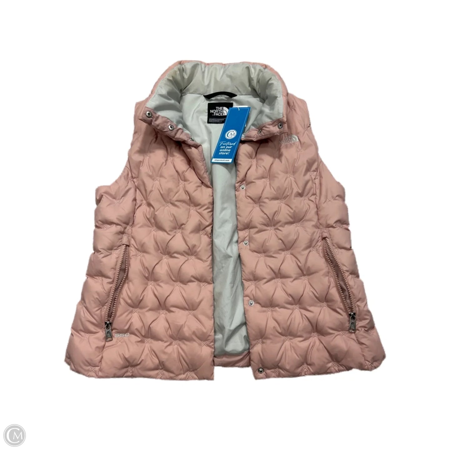 Vest Puffer & Quilted By The North Face In Pink, Size: L