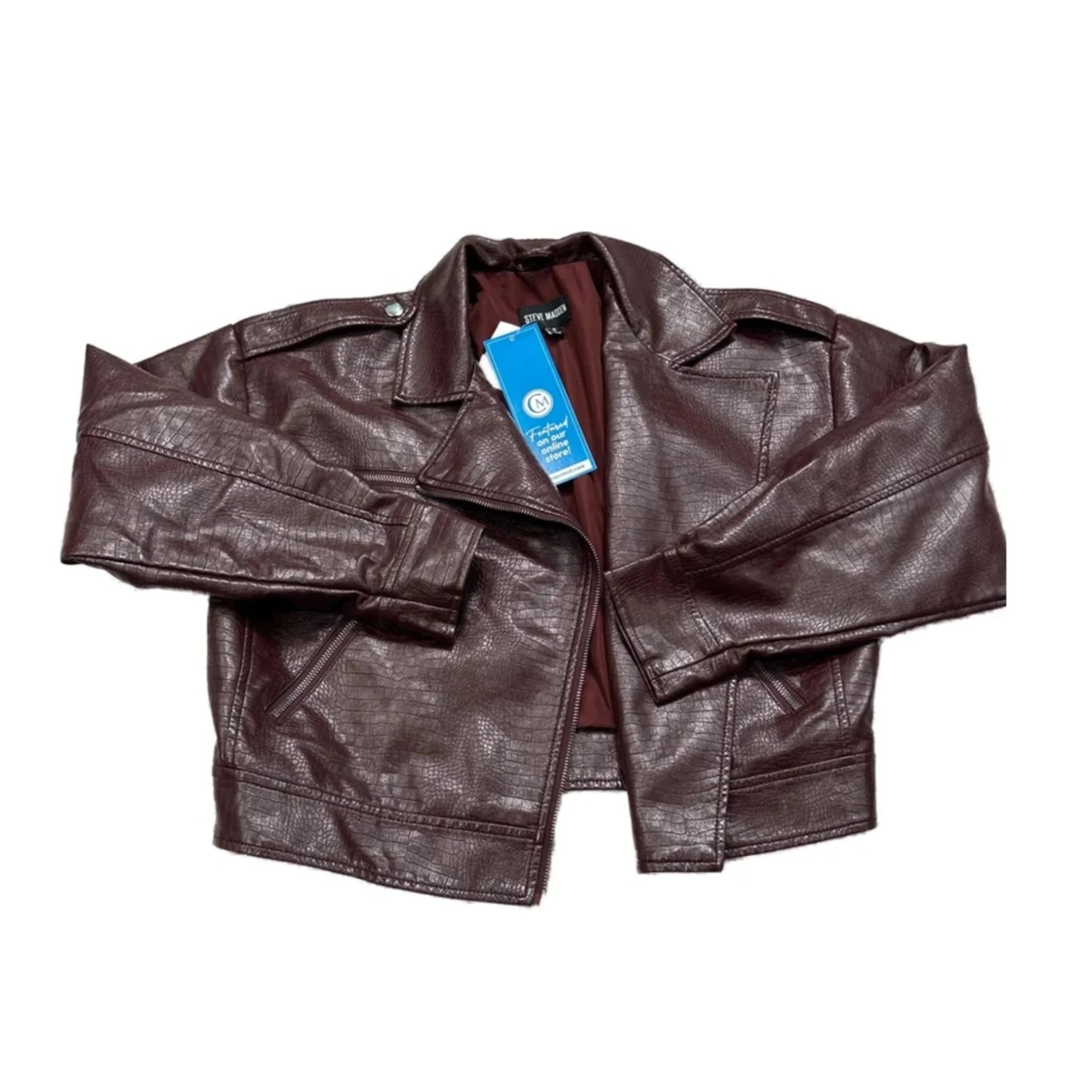Jacket By Steve Madden In Red, Size: S