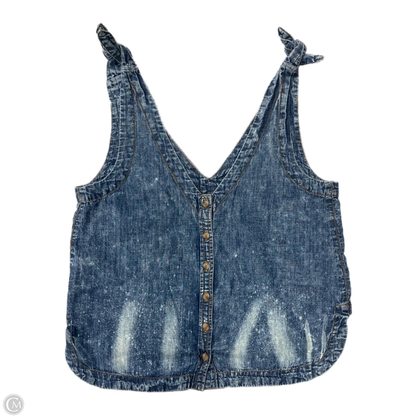 Top Sleeveless By Anthropologie In Black & White, Size: S