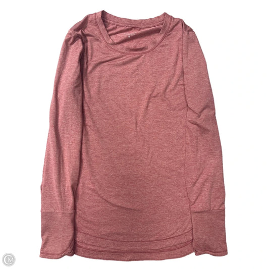 Athletic Top Long Sleeve Crewneck By Athleta In Pink, Size: M