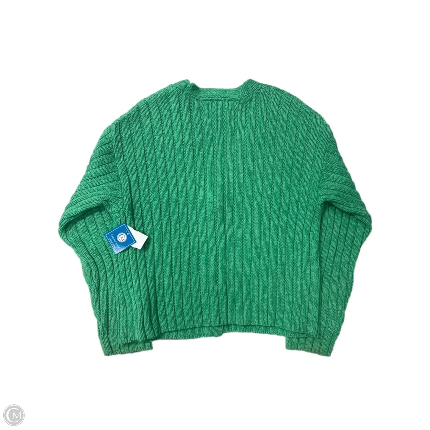 Sweater Cardigan By A New Day In Green, Size: S