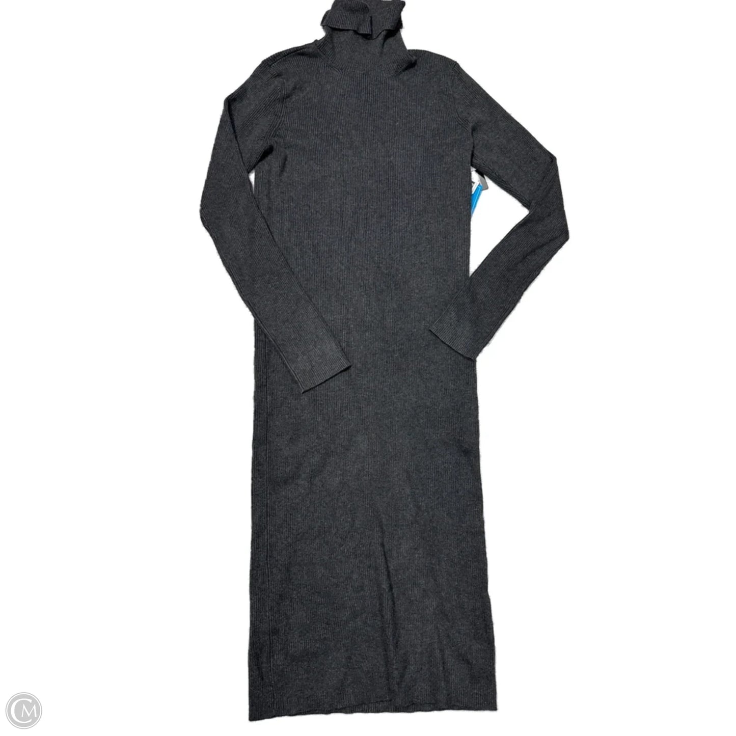 New! Dress Casual Midi By Express In Grey, Size: M
