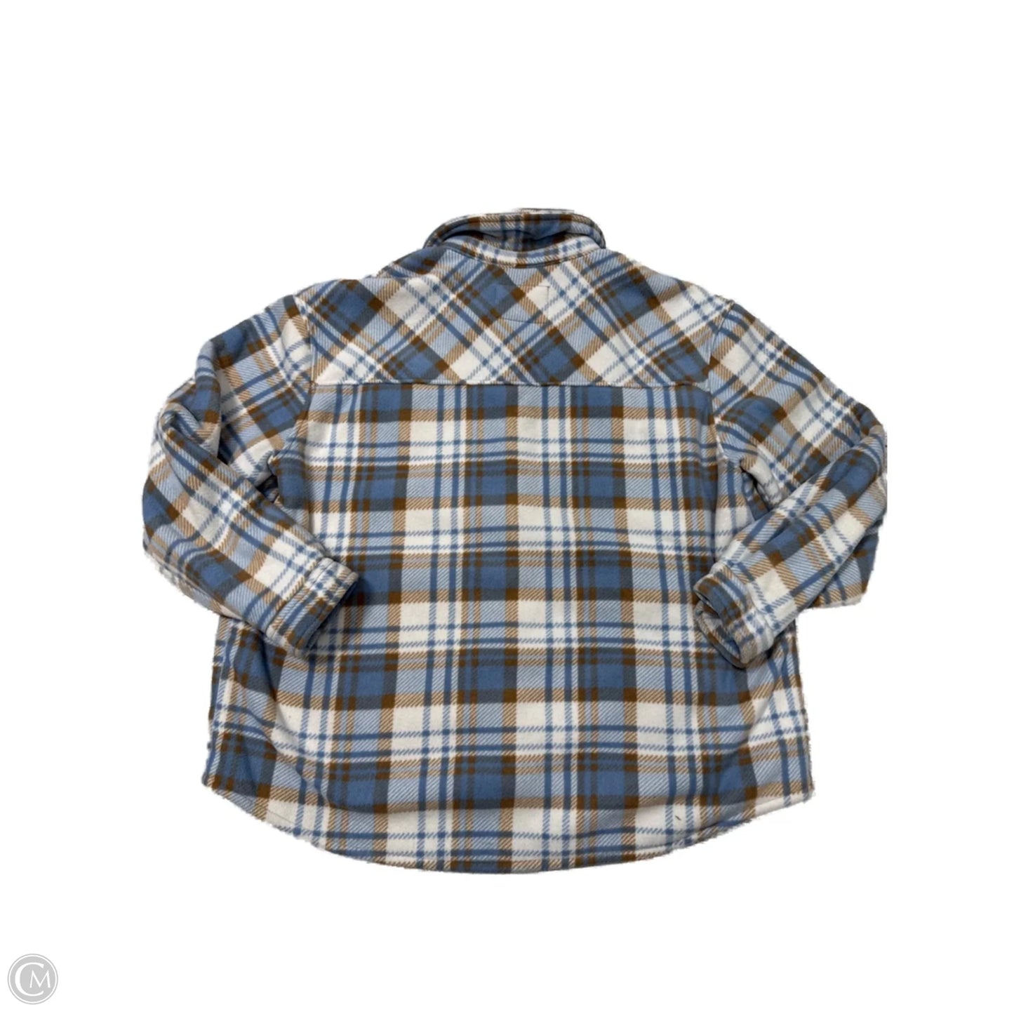 Jacket Shirt By Sage In Plaid Pattern, Size: Xxl