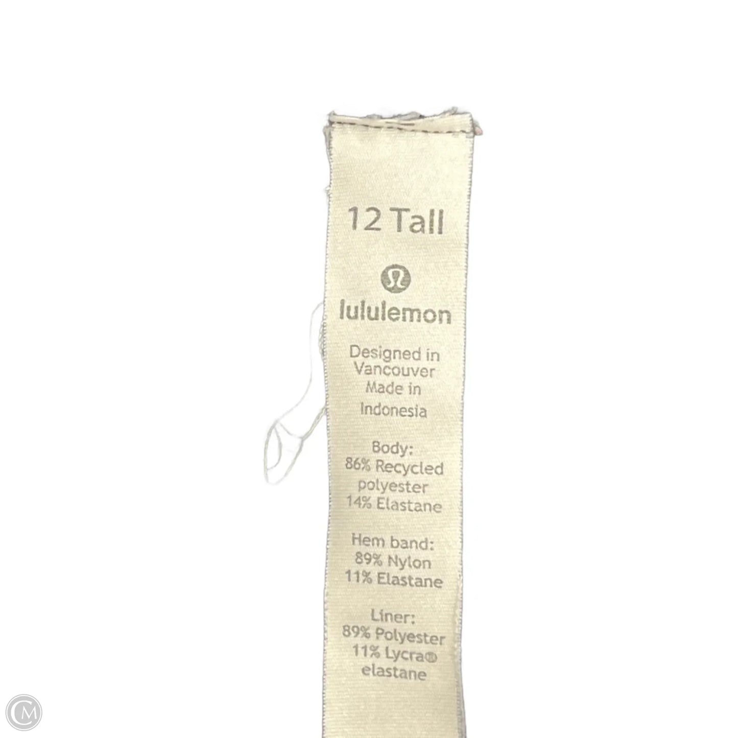 Athletic Shorts By Lululemon In Black, Size: 12