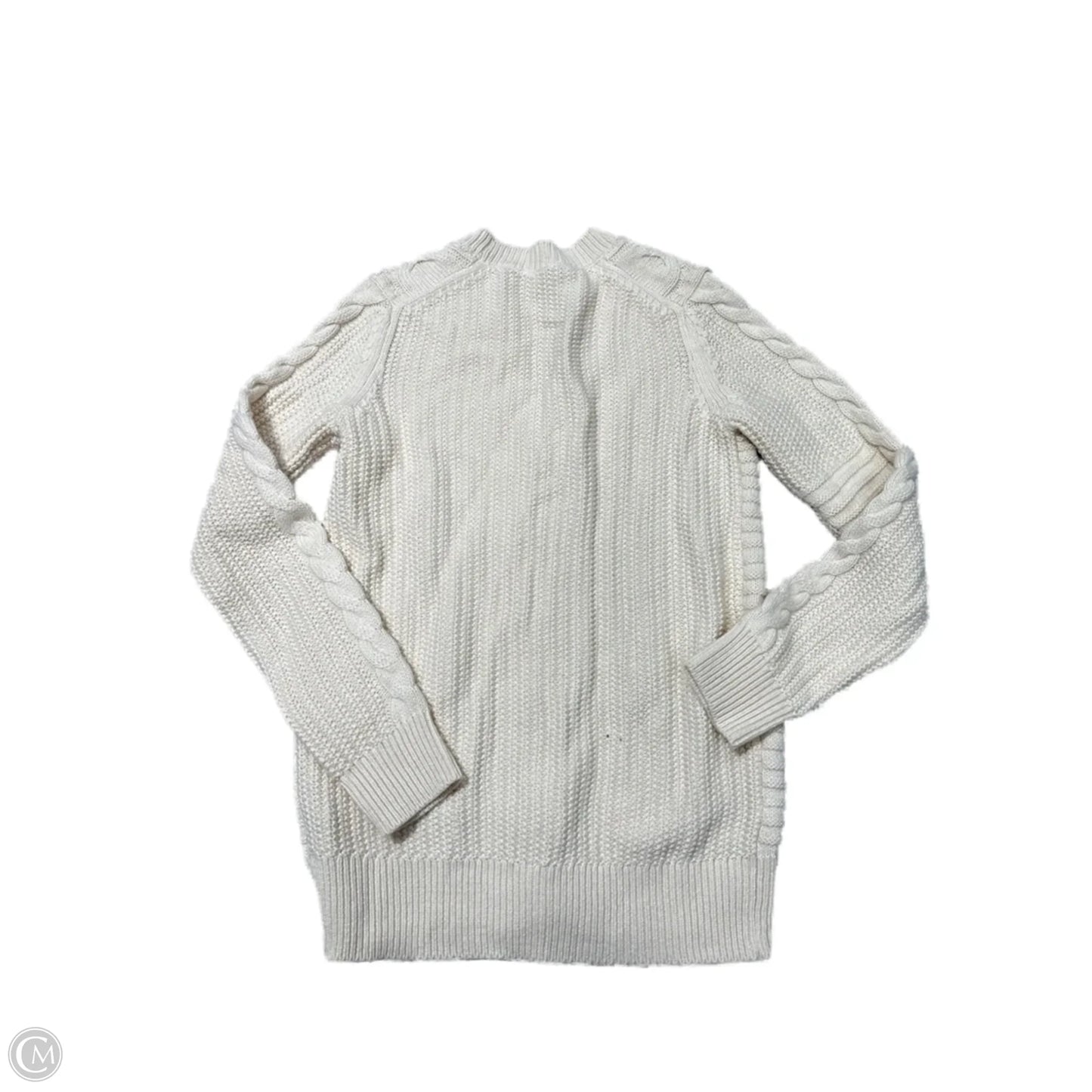 Sweater By Gap In Cream, Size: Xs