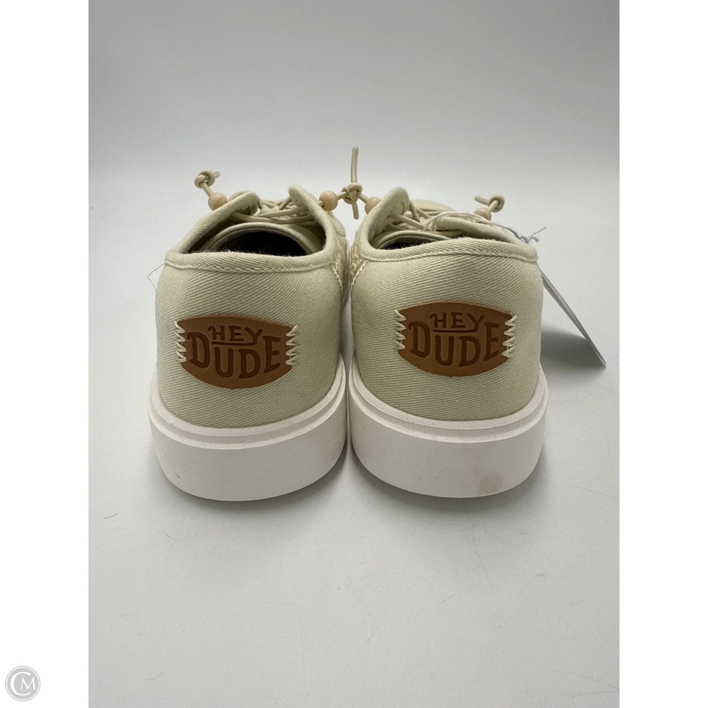 New! Shoes Flats By Hey Dude In Cream, Size: 10