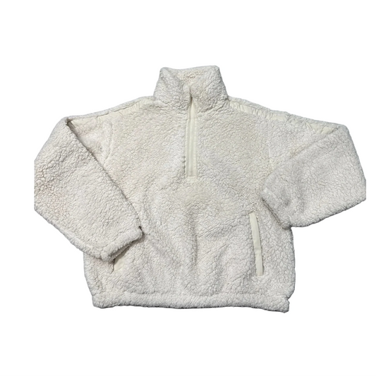 Athletic Sweatshirt Collar By Athleta In Cream, Size: S