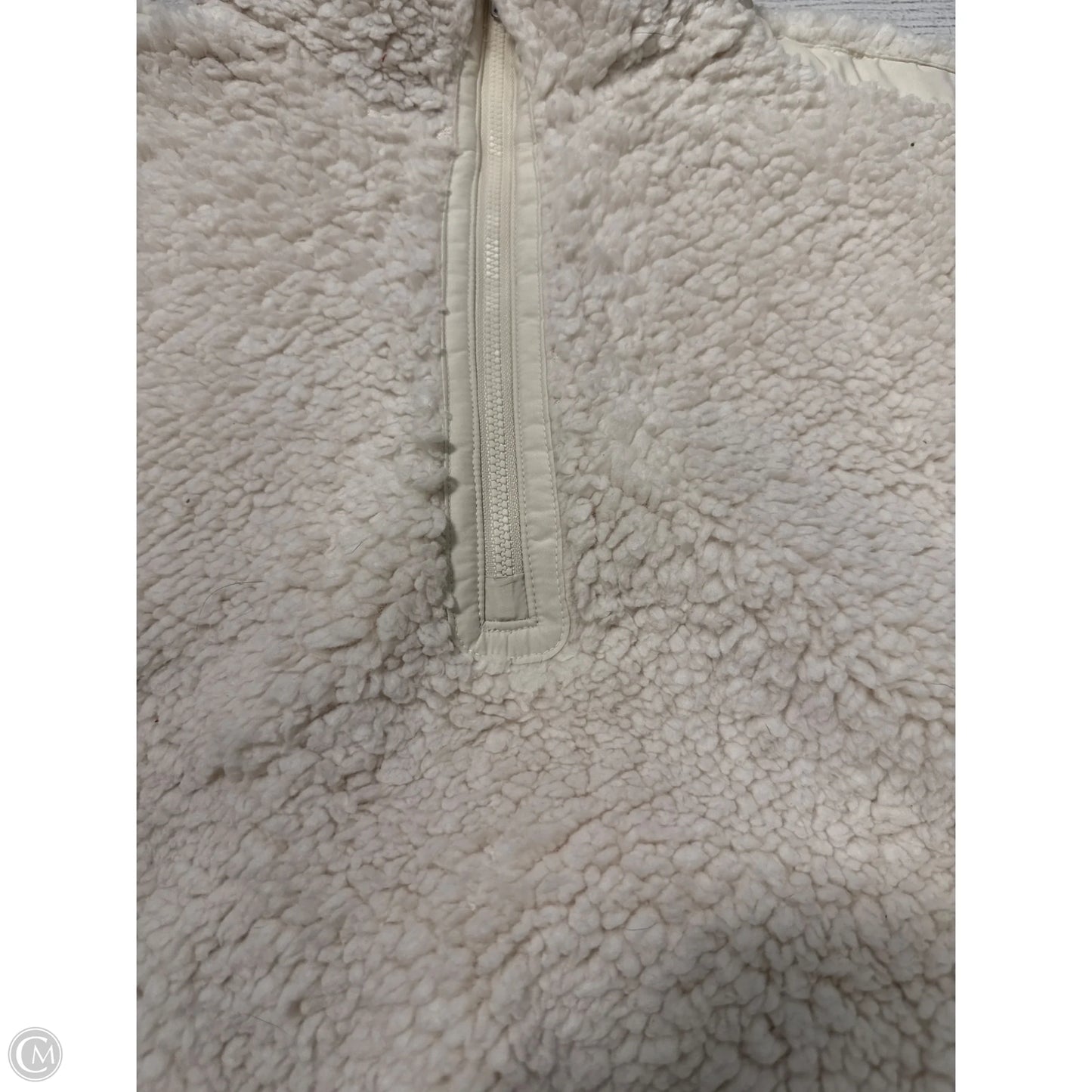 Athletic Sweatshirt Collar By Athleta In Cream, Size: S